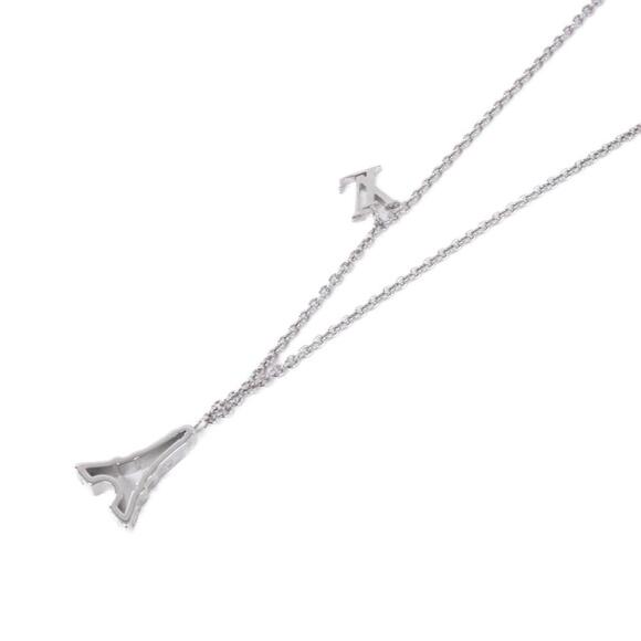 LOUIS VUITTON Silver Necklace - Picture 1 of 5